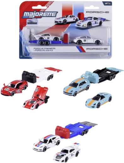 Majorette Porsche con remolque - 1 unidad
