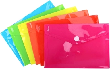 Carpeta con broche A6 15,7 × 11,2 cm