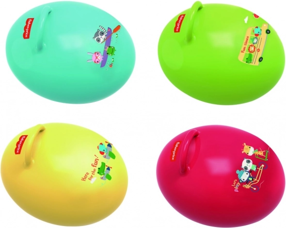 Pelota saltarina con forma de huevo Fisher-Price
