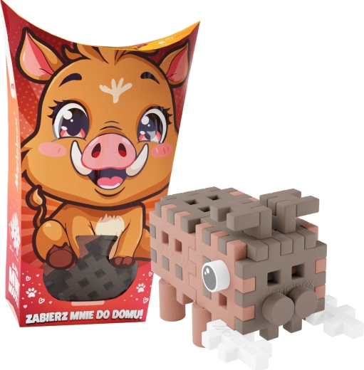 Set de construcción Mini Waffle Pocket Pets – jabalí