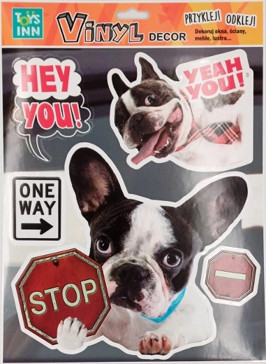 Pegatinas de vinilo Perro Stop