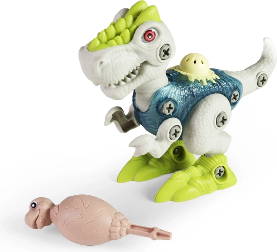 Dinosaurio para atornillar con luz y sonido - 1 pieza
