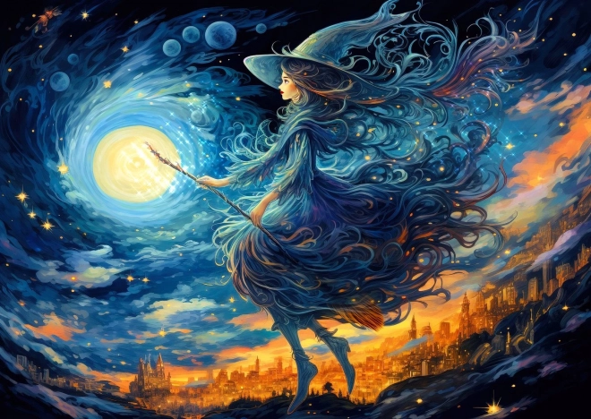 Puzzle Noche de brujas 1000 piezas