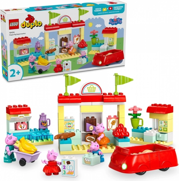 LEGO® DUPLO® 10434 Peppa Pig y supermercado