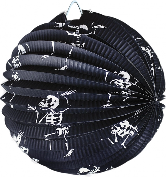 Farolillo redondo de Halloween – esqueletos