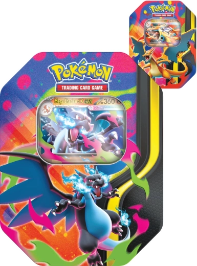 Pokémon TCG Spring ex tin con Mega Charizard - 1 unidad