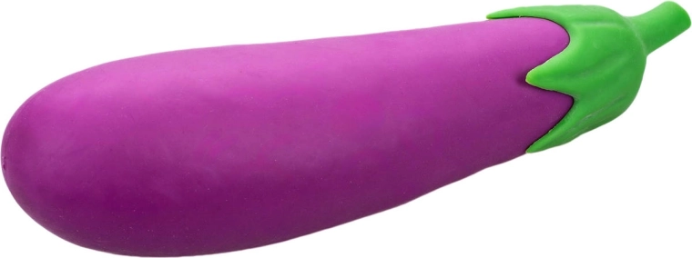 Mega Squeeze berenjena antiestrés jumbo XL 28 cm - 1 unidad