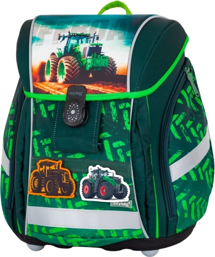 Mochila escolar Premium Light con motivo de tractor