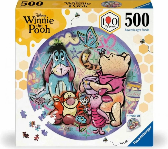 Puzzle redondo Ravensburger Winnie the Pooh 500 piezas