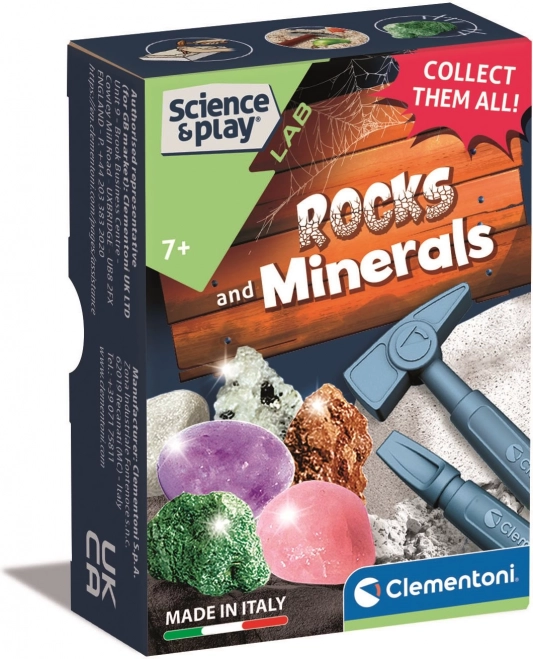 Clementoni Science & Play mini set geológico – rocas y minerales