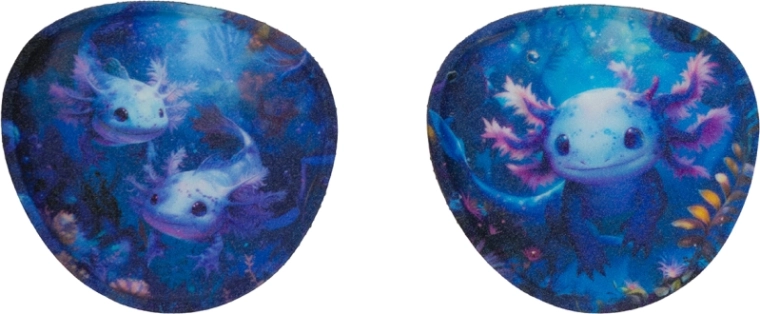 Insignias intercambiables BAAGLIES Axolotl – set de 2 unidades