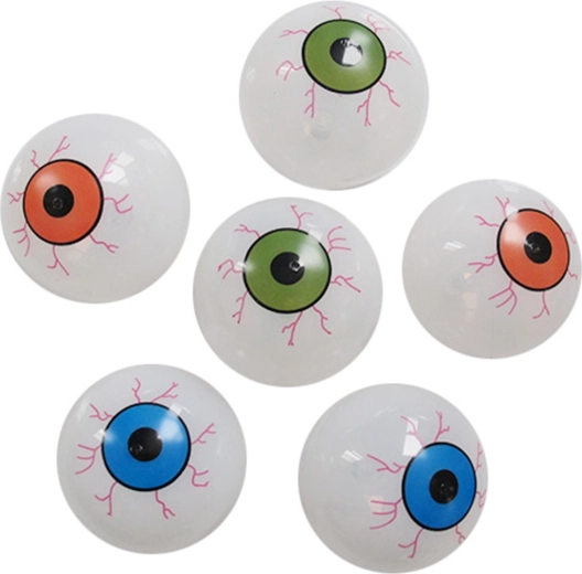 Pelota saltarina ojo 105 mm con luces LED