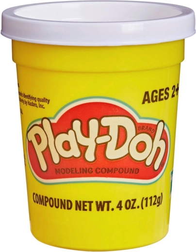 Plastilina Play-Doh blanca 112 g en bote - 1 unidad