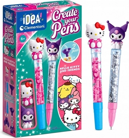 Clementoni Idea Mini mini fábrica de bolígrafos Hello Kitty y amigos