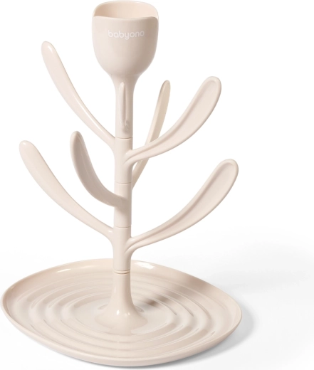 BabyOno escurridor universal para biberones y accesorios tulip beige