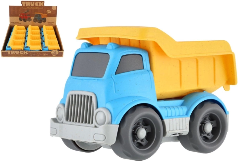 Mini camión volquete de construcción plegable 10 cm de rueda libre (12 uds. en caja)
