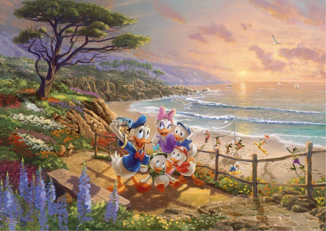 Puzzle Donald & Daisy: Tarde de patos 1000 piezas