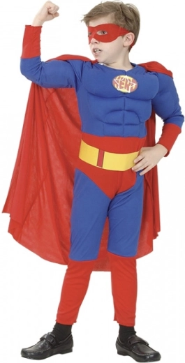Disfraz de superhéroe para niños 130–140 cm