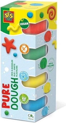 SES Pure plastilina vegana 4× 90 g