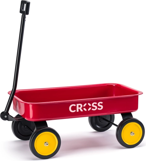 Carrito de arrastre metálico Cross para niños