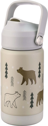 Termo de acero inoxidable con boquilla Kitchisimo 370 ml osito