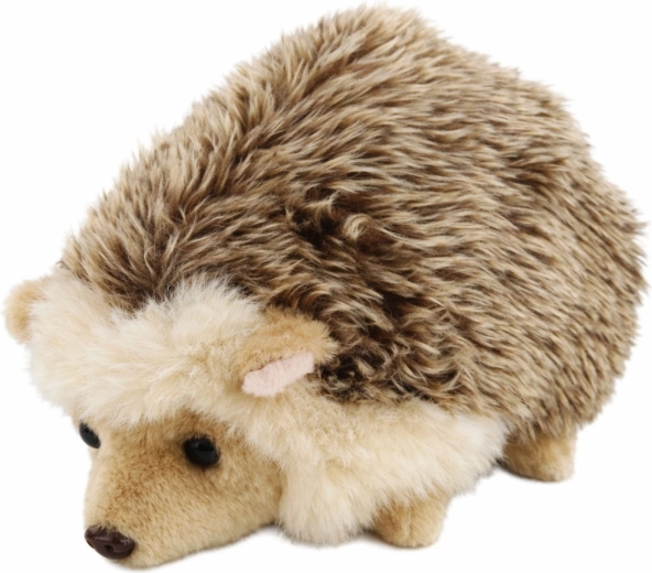 Erizo de peluche marrón 16 cm