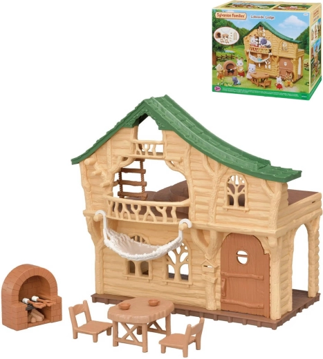 Sylvanian Families cabaña junto al lago con muebles