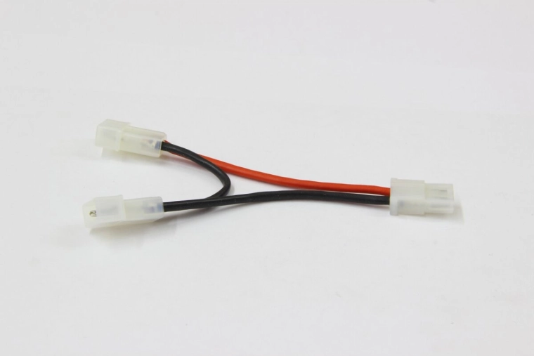 Adaptador Y para batería AMP con cables de 1,5 mm