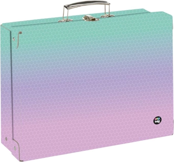 Maletín A4 OXY NEXT Ombre Pink