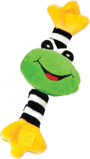 Sonajero textil de muñeca tipo pulsera con forma de ranita para bebés