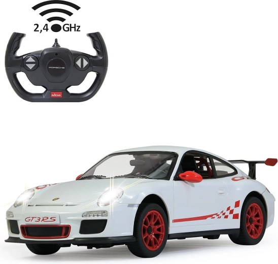 Coche Porsche GT3 RS teledirigido 1:14 blanco