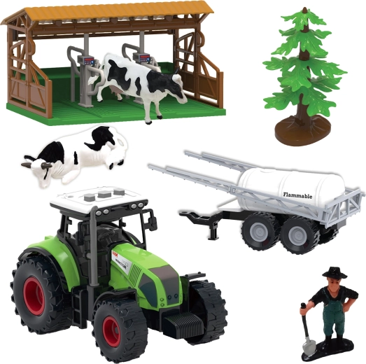Set de juego de granja Farm service 7 piezas con luces y sonidos
