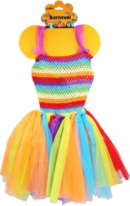Disfraz de carnaval Princesa Colorida