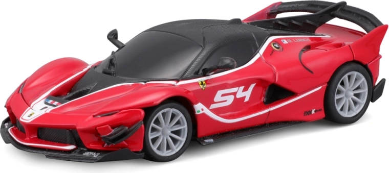Maisto RC modelo metálico FXX-K EVO con luces, control Bluetooth, 1:41
