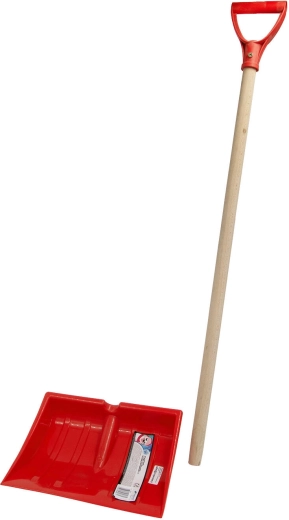 Rastrillo infantil de plástico para nieve 25 × 20 cm con empuñadura en D