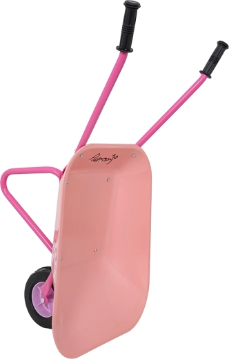 set de jardinería infantil con carretilla – rosa