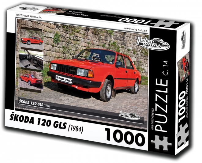 Puzzle RETRO-AUTA Škoda 120 GLS 1000 piezas