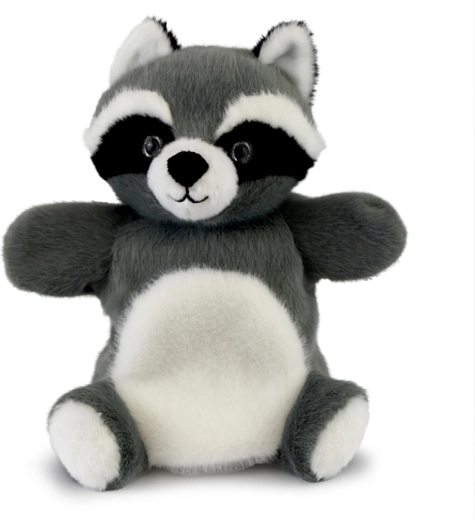 Doudou Histoire d’Ours marioneta de peluche mapache 24 cm