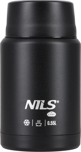 Termo para comida NILS Camp NC3807 negro 550 ml