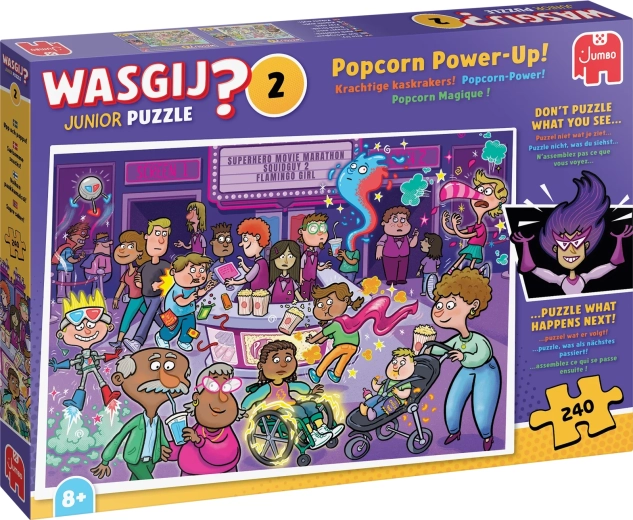 Jumbo Wasgij Junior 2: ¡Bonus de palomitas! puzzle de 240 piezas
