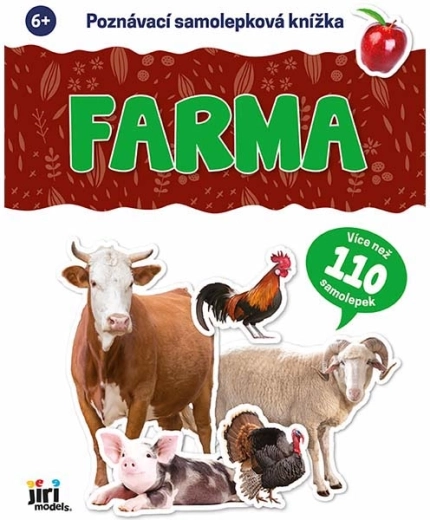 Libro de pegatinas educativo: granja