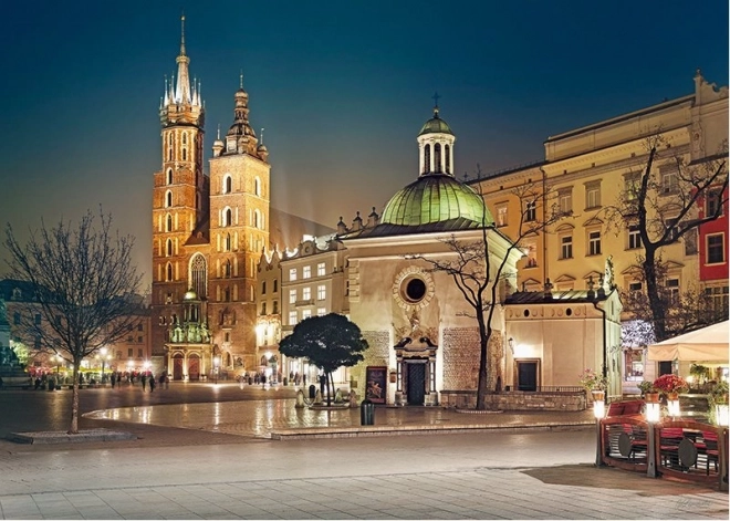 Puzzle CHERRY PAZZI Plaza del Mercado Real de Cracovia 1000 piezas