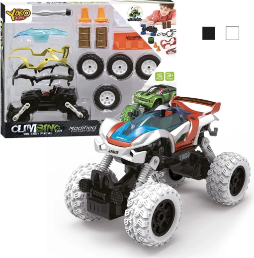 Kit de construcción coche 4WD 1:32, 15 piezas