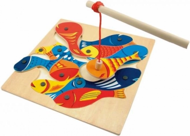 Juego magnético de pesca WOODY
