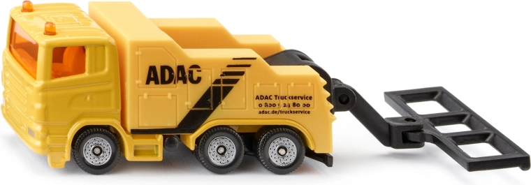 Camión grúa ADAC de Siku – modelo metálico en blíster