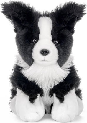Figura de perro border collie de 23 cm