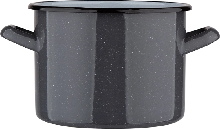 Olla recta 1,5 l gris moteada 14 cm