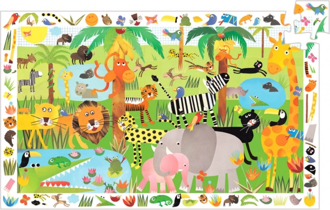 Puzzle de jungla Djeco de 35 piezas