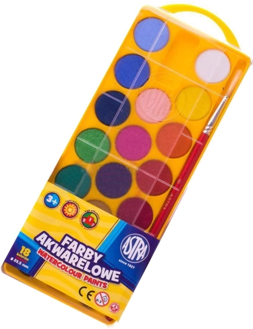 Acuarelas ASTRA 18 uds