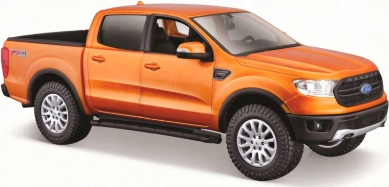 Modelo compacto Ford Ranger 2019 naranja